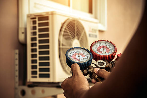Professional Emergency Hvac technician working in Palm, PA